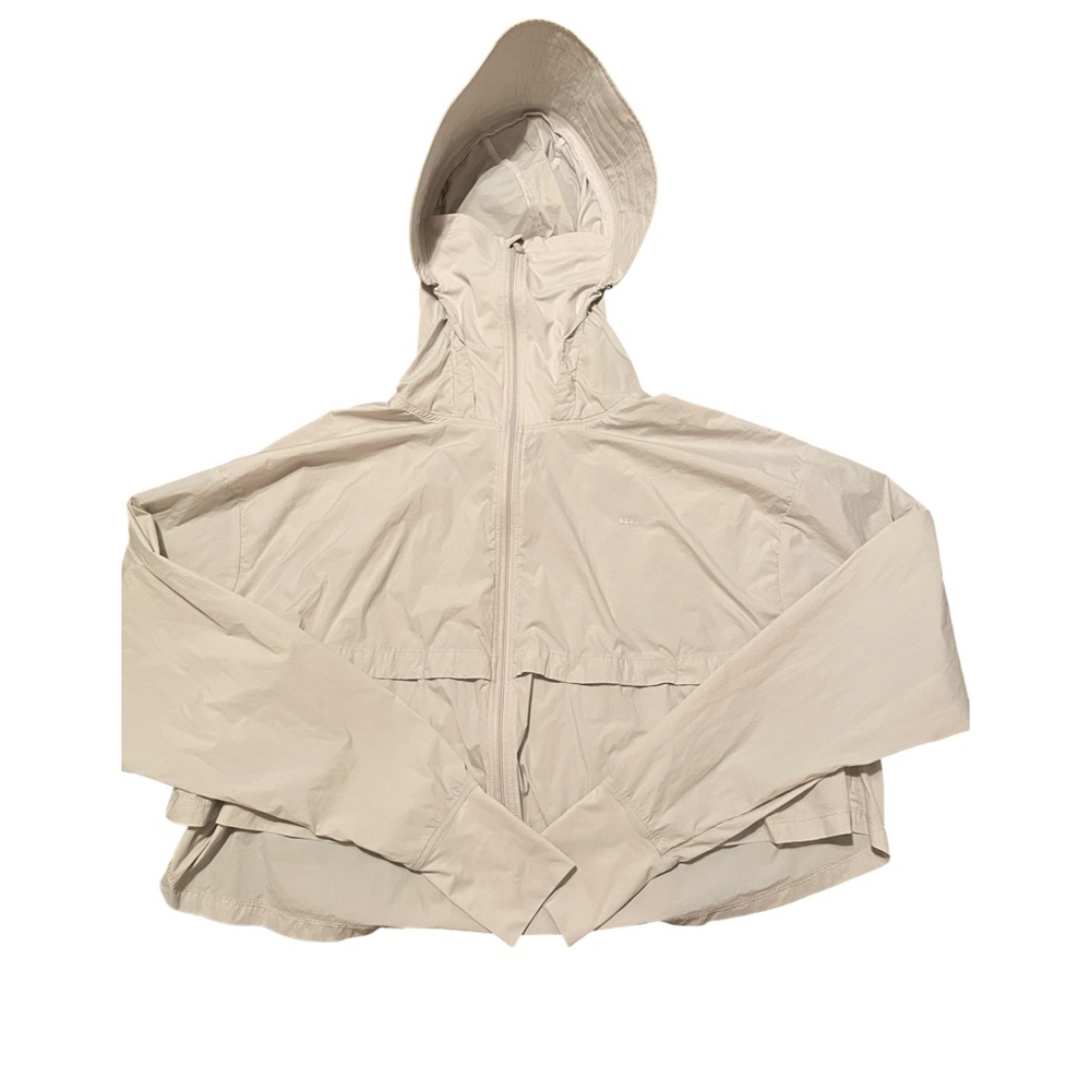 Women's Cream UPF 50+ Sun Hooded Jacket